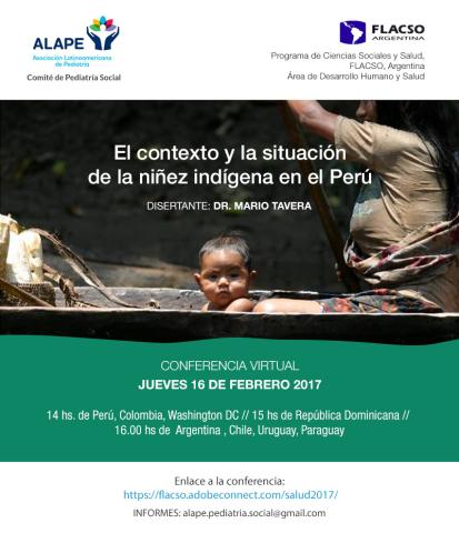 Conferencia Virtual - Contexto y situación de la niñez indígena en Perú