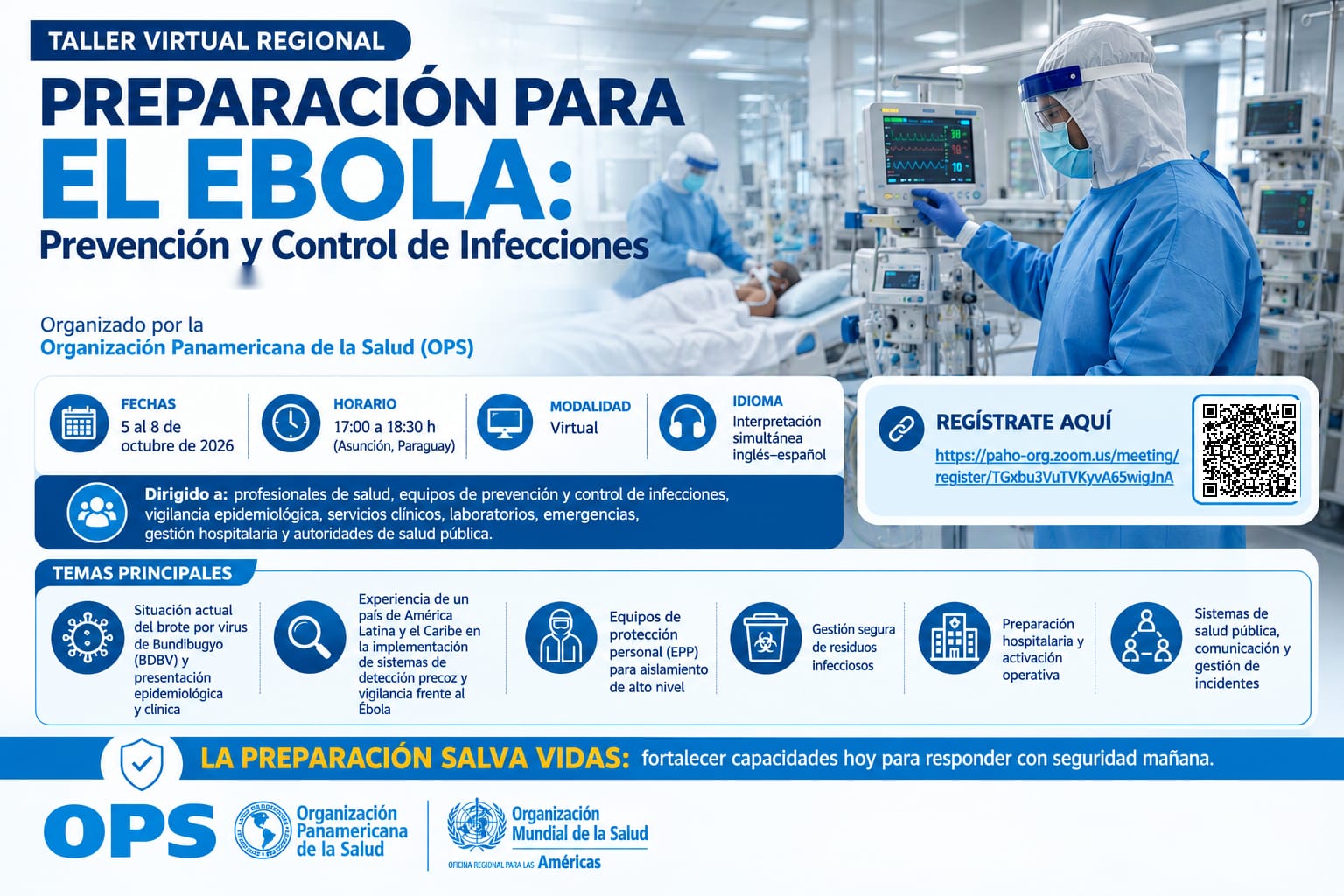 taller virtual regional preparacion para el ebola