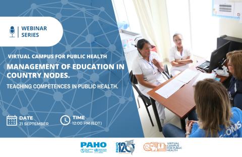 The Virtual Campus holds a virtual seminar with the topic "Teaching competences in Public Health”