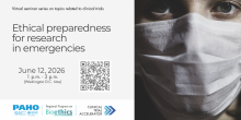 webinar  Ethical preparedness for research in emergencies