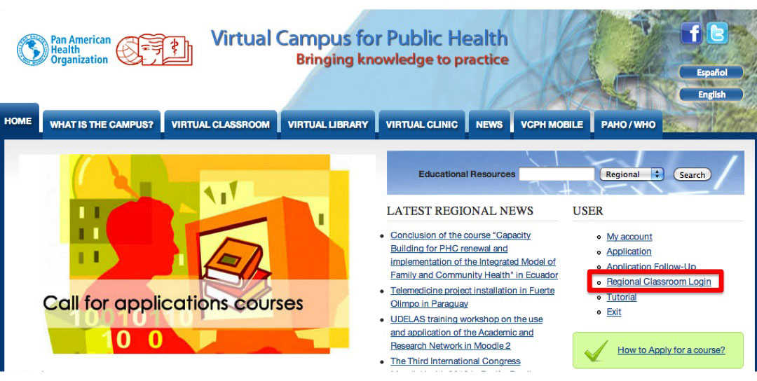Regional Virtual Classroom VCPH
