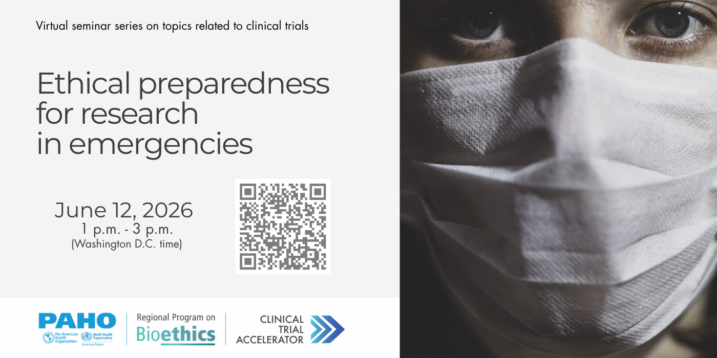 webinar  Ethical preparedness for research in emergencies